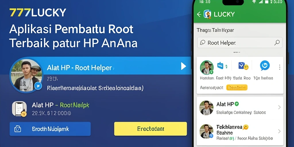 Tampilan antarmuka aplikasi Root Helper yang mudah digunakan.