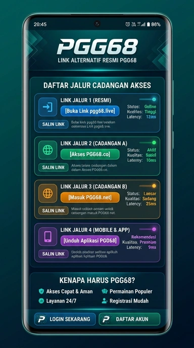 Tampilan link alternatif pgg68