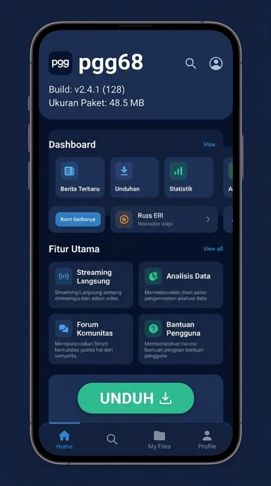 Tampilan halaman APK pgg68